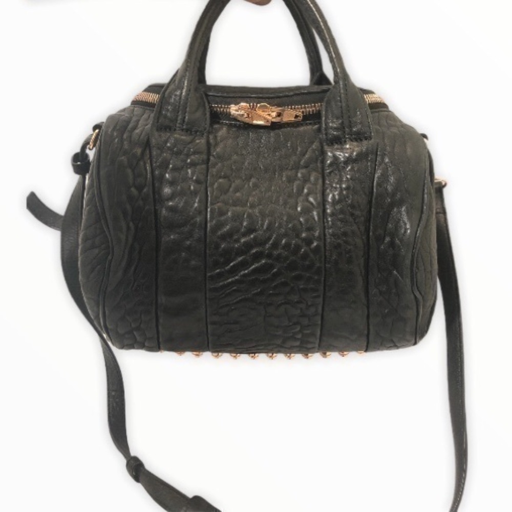 Alexander wang rocky black leather bag